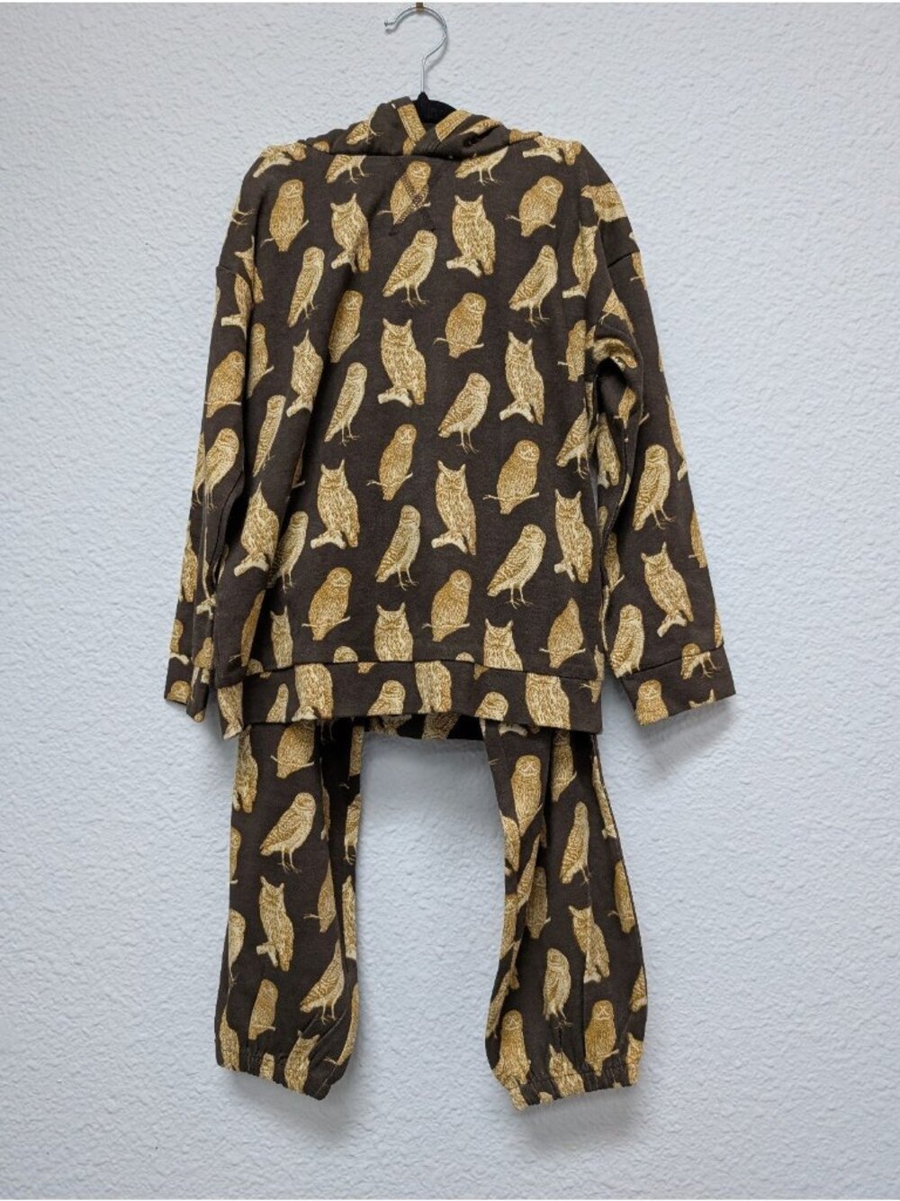 Kate Quinn Organic Cotton 7Y Owl Friends Hooded Jogger Set Hoodie Owls